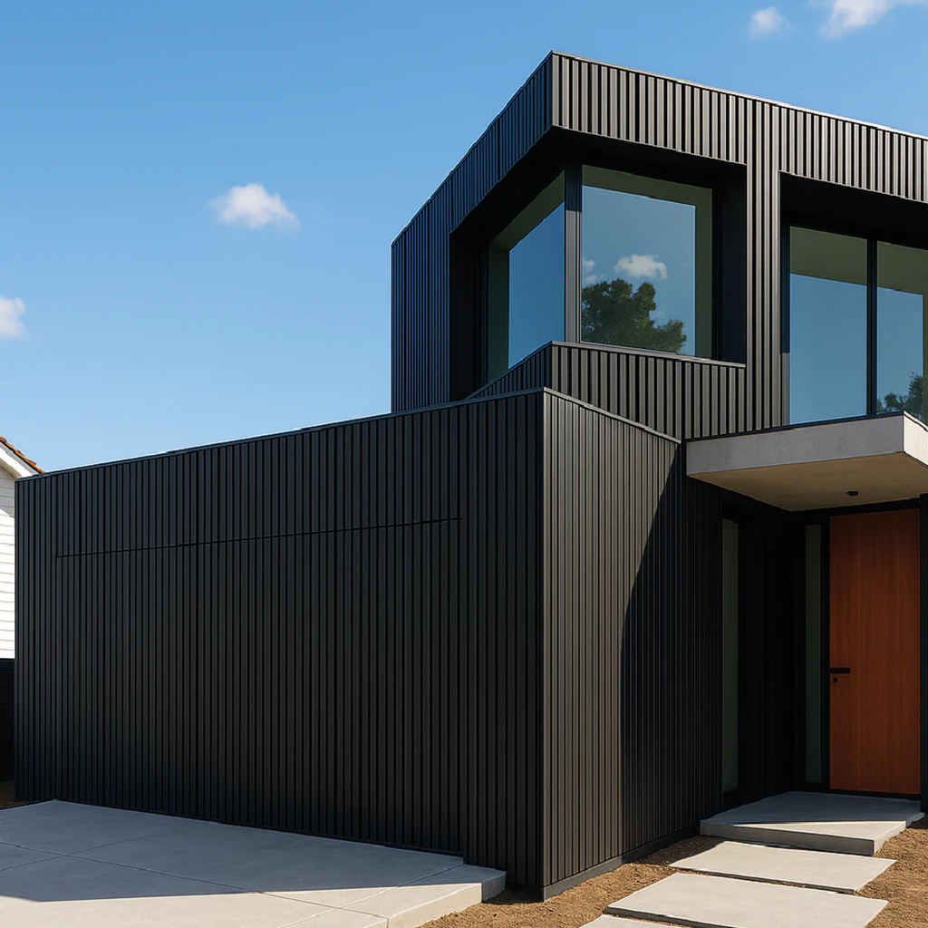 WPC Peralte Bajo Negro (Exterior)