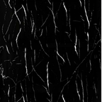 Placa Tipo Mármol PVC Negro Marquina
