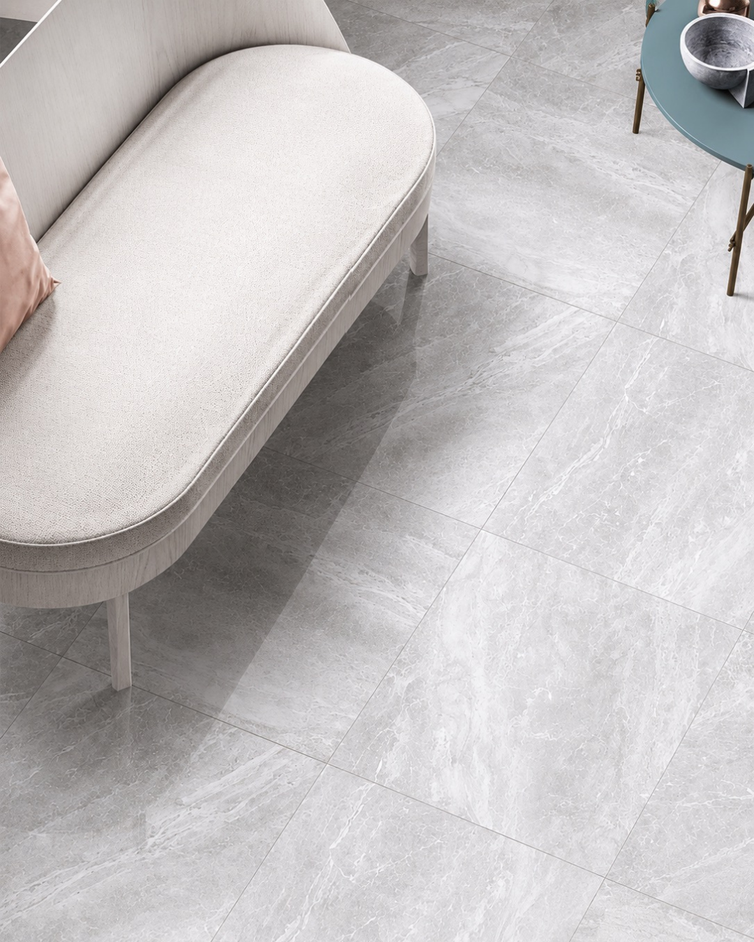 Porcelanato Lille Gris Cl Brillado 60x60