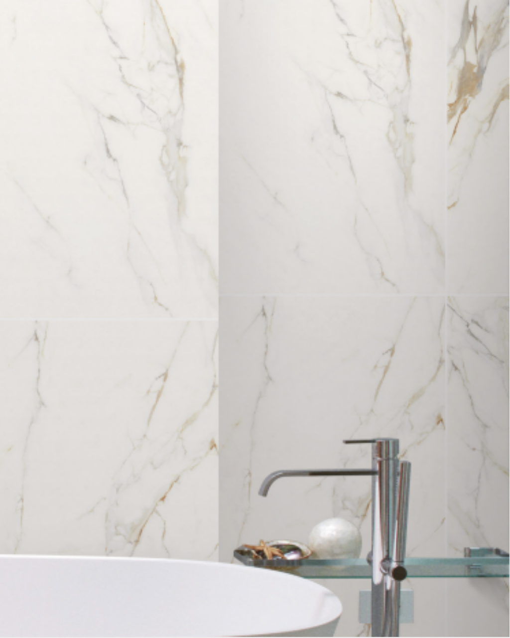 Porcelanato Carrara Gold Mate 60x120