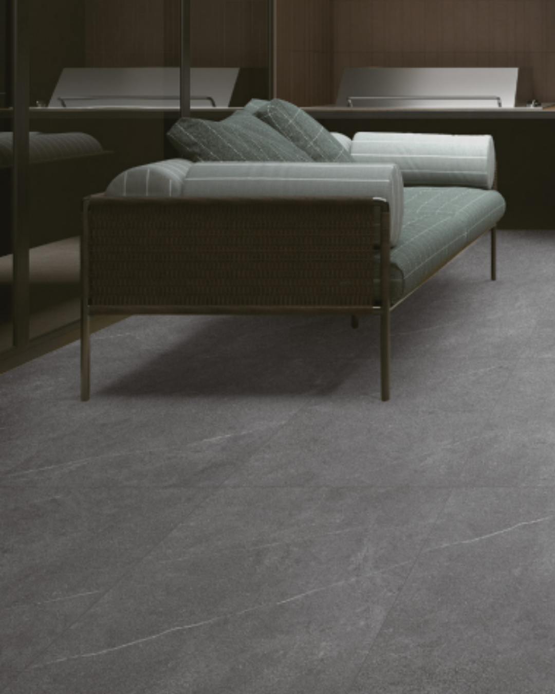 Porcelanato Amiata Gris Obs Mate 60x120